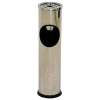 Мусорное ведро Axentia 251195 10л / Нержавеющая сталь / Серебряный