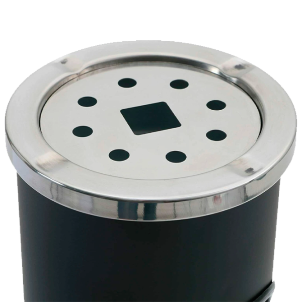 Coș de gunoi Axentia 251196 10l / Inox / Black photo 3
