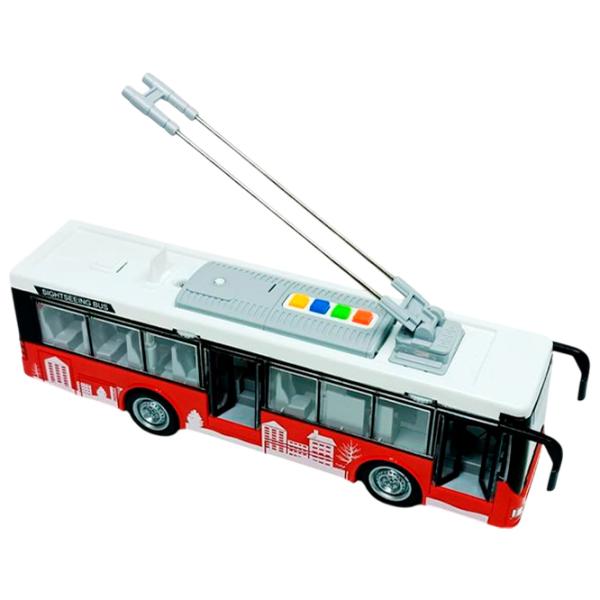 Троллейбус Wenyi Light & Sound Bus WY911A  / / Серый Красный photo 2