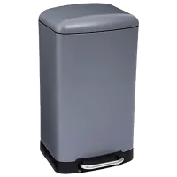 Мусорное ведро Five 51982 30л / Пластик / Серый