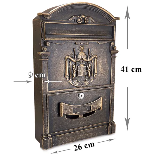  Cutie poștală 252261 Strend Pro Aluminiu / Bronze photo 3