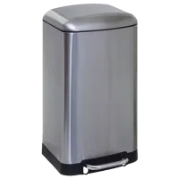Мусорное ведро Five 51983 30л / Металл / Серый