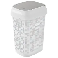 Мусорное ведро Kis 42408 10л / Пластик / Серый