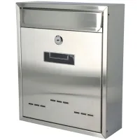  Почтовый ящик Flatblock Strend Pro нерж. сталь / Серебряный