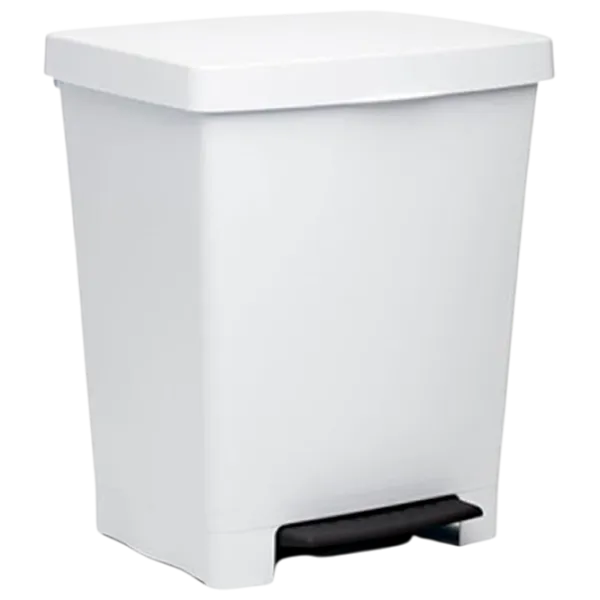 Coș de gunoi Tatay Cubik 23l / Metal / White photo 1
