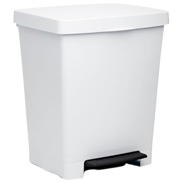 Coș de gunoi Tatay Cubik 23l / Metal / White photo 1