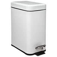 Мусорное ведро Five Poubelle 5л / Металл / Белый