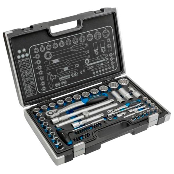 Наборы головок Hoegert HT1R470 Количество в наборе: 60 шт. photo 1