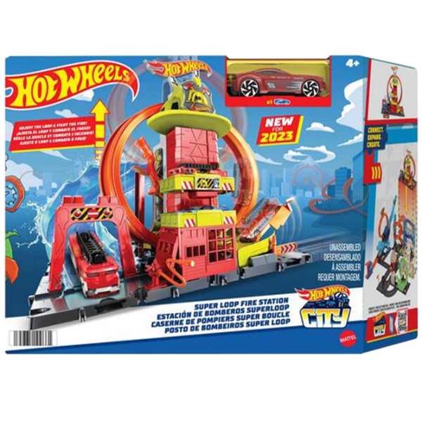 Pistă auto Hot Wheels Stația de pompieri HKX41   / / Multicolor Multicolor photo 1