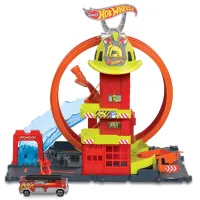 Авто-треки Hot Wheels Пожарная станция HKX41 / / Разноцветный Разноцветный photo 4