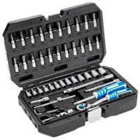 Set de capete tubulare Hoegert HT1R216 Cantitatea în set: 46 buc.