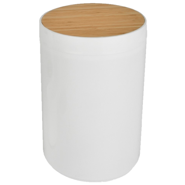 Coș de gunoi Rozzy Jenori Poznan 5l / Plastic / White photo 1