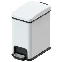 Coș de gunoi Volle 14-08-67W 8l / Metal / White