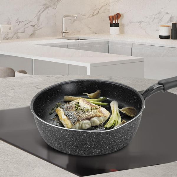 Сковорода Maestro Mr-1213 123326 Универсальная / 28 см / Черный photo 5 Сковорода Maestro Mr-1213 123326 Универсальная / 28 см / Черный photo 5