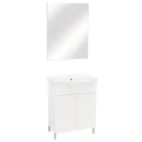 Dulap cu lavoar Joy 100581625 Pe podea / PAL / White