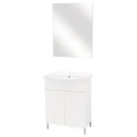 Dulap cu lavoar Joy 100581625 Pe podea / PAL / White photo 2