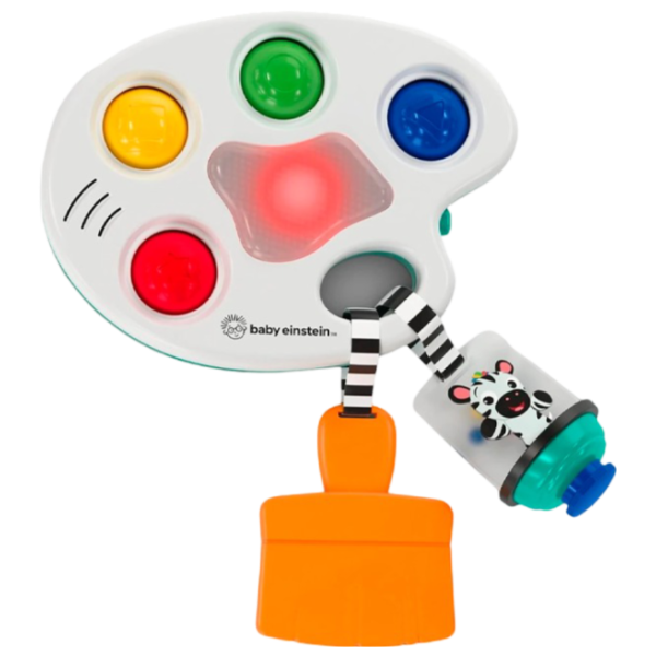 Jucărie interactivă Baby Einstein Color Popper Palette 16710 0.6+ / White photo 1