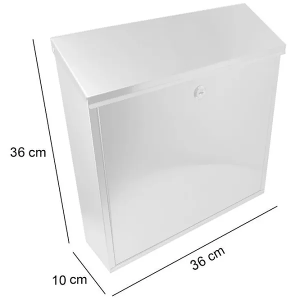  Cutie poștală Flatbox Strend Pro Inox / Silver photo 2