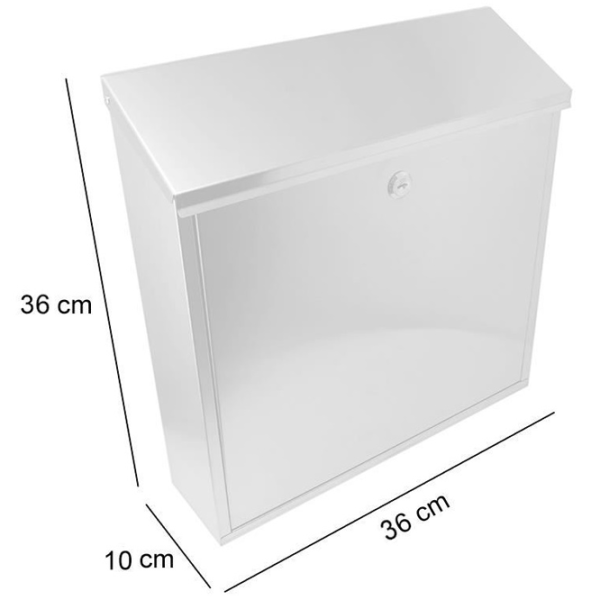  Cutie poștală Flatbox Strend Pro Inox / Silver photo 2