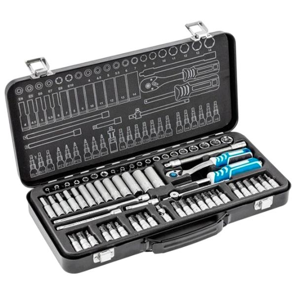 Наборы головок Hoegert HT1R486 Количество в наборе: 63 buc. photo 1 Наборы головок Hoegert HT1R486 Количество в наборе: 63 buc. photo 1