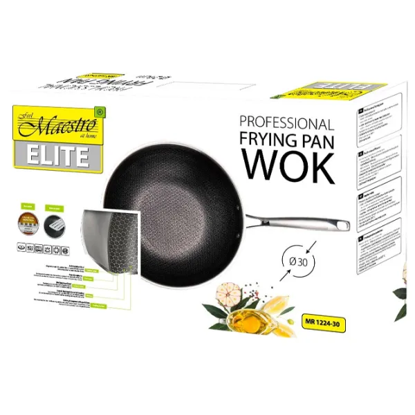 Tigaie Maestro Mr-1224 124180 Wok / 30 cm / Silver photo 5