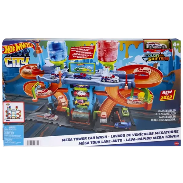 Pistă auto Hot Wheels Mega Auto Spălătorie HDP05   / / Multicolor Multicolor photo 1