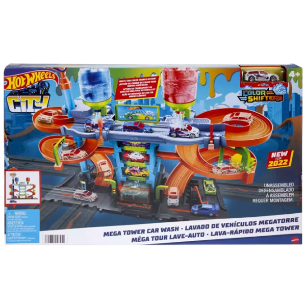 Pistă auto Hot Wheels Mega Auto Spălătorie HDP05   / / Multicolor Multicolor photo 1