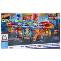 Pistă auto Hot Wheels Mega Auto Spălătorie HDP05   / / Multicolor Multicolor
