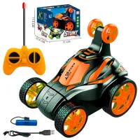 Mașină New World Stunt YT377 7 km/h / 27 MHz / Black Orange photo 3