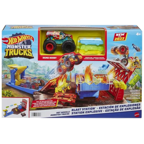 Pistă auto Hot Wheels Stația de Explozive HFB12   / / Multicolor Multicolor photo 1