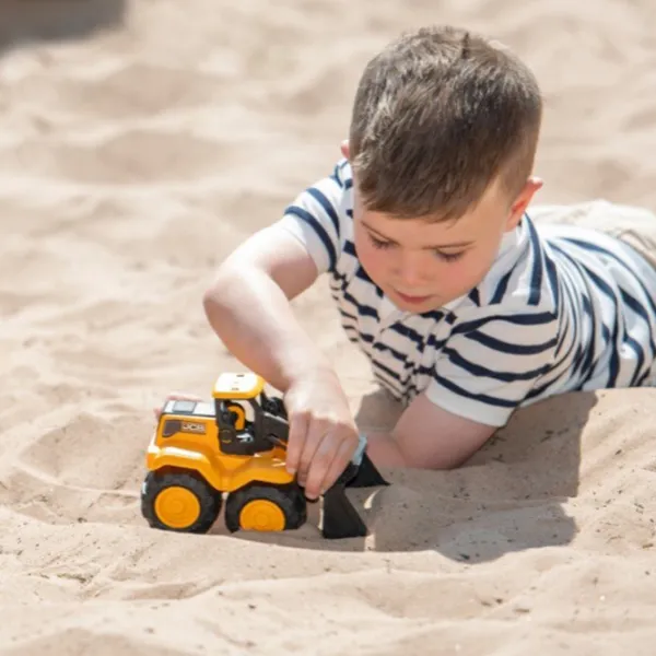 Экскаватор Teamsterz JCB 1417581  / / White Желтый photo 6 Экскаватор Teamsterz JCB 1417581  / / White Желтый photo 6