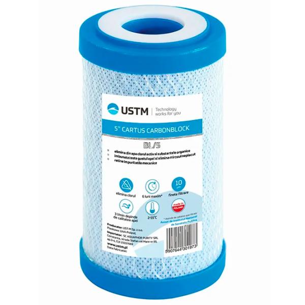 Cartuș filtrant de apă USTM BL-5 12000 l / 12 l/min photo 1