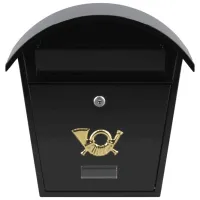  Cutie poștală VOR78585 Vorel Oțel / Black