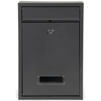  Cutie poștală HPB006 Modern Home Oțel / Black