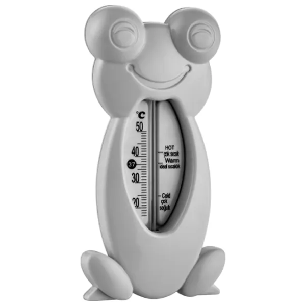 Термометр для детей BabyJem Frog Температура воды, комнатная температура / Серый photo 1