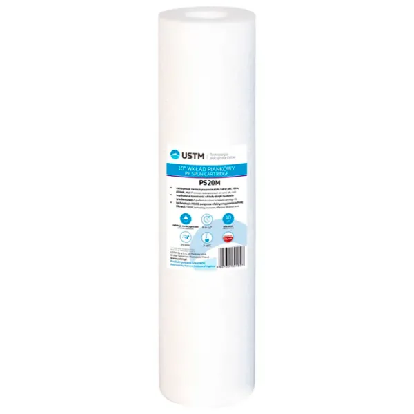 Cartuș filtrant de apă USTM PS-20M 20000 l / 15 l/min photo 1