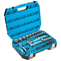 Set chei tubulare cu clichet Hoegert HT1R424 Cantitatea în set: 89 buc.