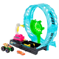 Pistă auto Mattel Monster Truck Glow In The Dark HBN02  / / Multicolor