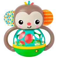 Сенсорная игрушка Bright Starts Grab & Giggle Monkey 16779 0.6+ / Коричневый