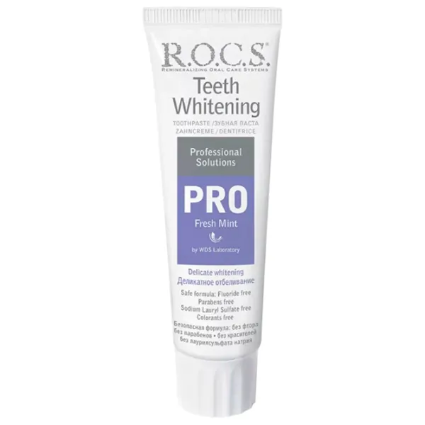 Pastă de dinţi R.O.C.S. PRO Albire delicată 135 g photo 1
