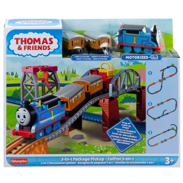 Авто-треки Mattel Fisher Price Thomas&Friends 3in1 Package Pickup HGX64  / / Разноцветный photo 7
