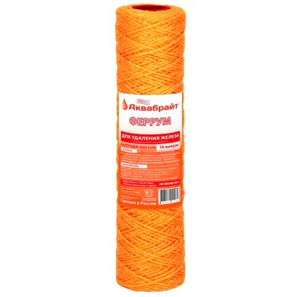 Cartuș filtrant de apă Aquabright Феррум -10  /  photo 1