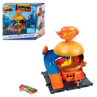 Авто-треки Hot Wheels City Downtown Burger shop HDR26   / / Разноцветный Разноцветный