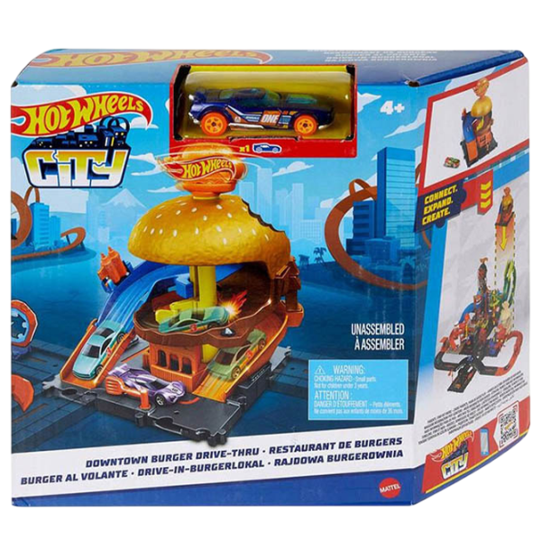 Авто-треки Hot Wheels City Downtown Burger shop HDR26   / / Разноцветный Разноцветный photo 9 Авто-треки Hot Wheels City Downtown Burger shop HDR26   / / Разноцветный Разноцветный photo 9