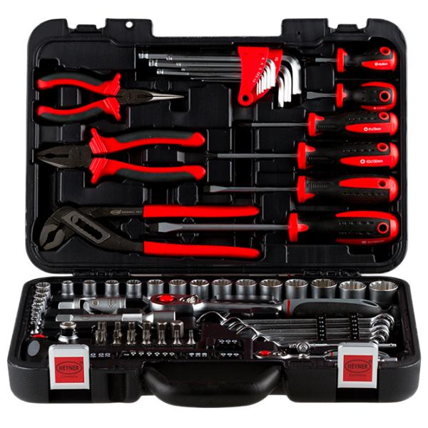 Набор инструментов Heyner 333100 Количество в наборе: 91 шт. photo 1
