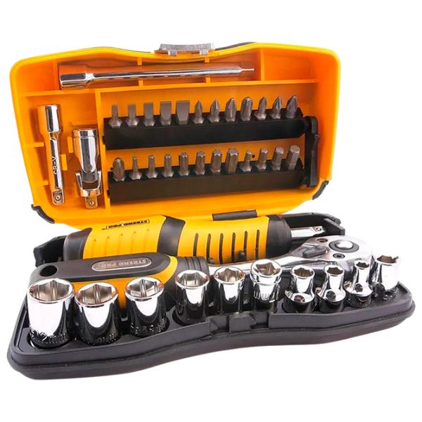 Set chei tubulare cu clichet Strend Pro 239480 Cantitatea în set: 39 buc. photo 1