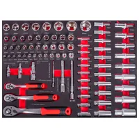 Set chei tubulare cu clichet Strend Pro 239919 Cantitatea în set: 80 buc.