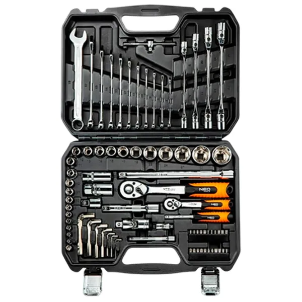 Набор инструментов NEO Tools 08-915 Количество в наборе: 77 шт. photo 2