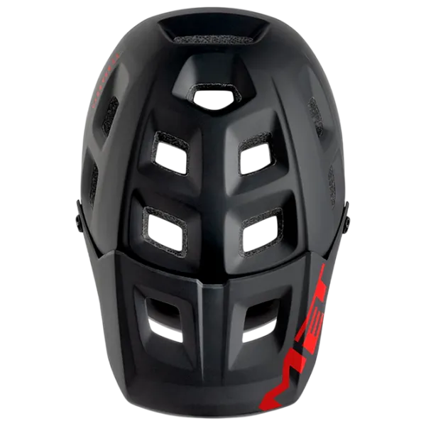 Cască de protecție Met Terranova Black Matt Red photo 4