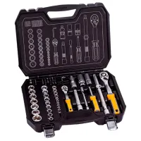 Set chei tubulare cu clichet Hoteche 203001 Cantitatea în set: 73 buc.